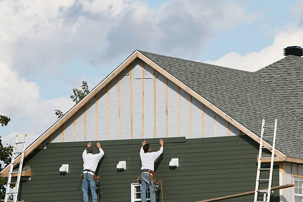 Professional Emergency Siding Repair technician working in Bay Village, OH